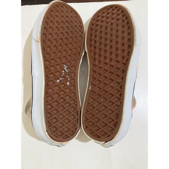 VANS  Old Skool  big kids Size 2 Orange canvas skateboard sneaker Shoes - Picture 7 of 7